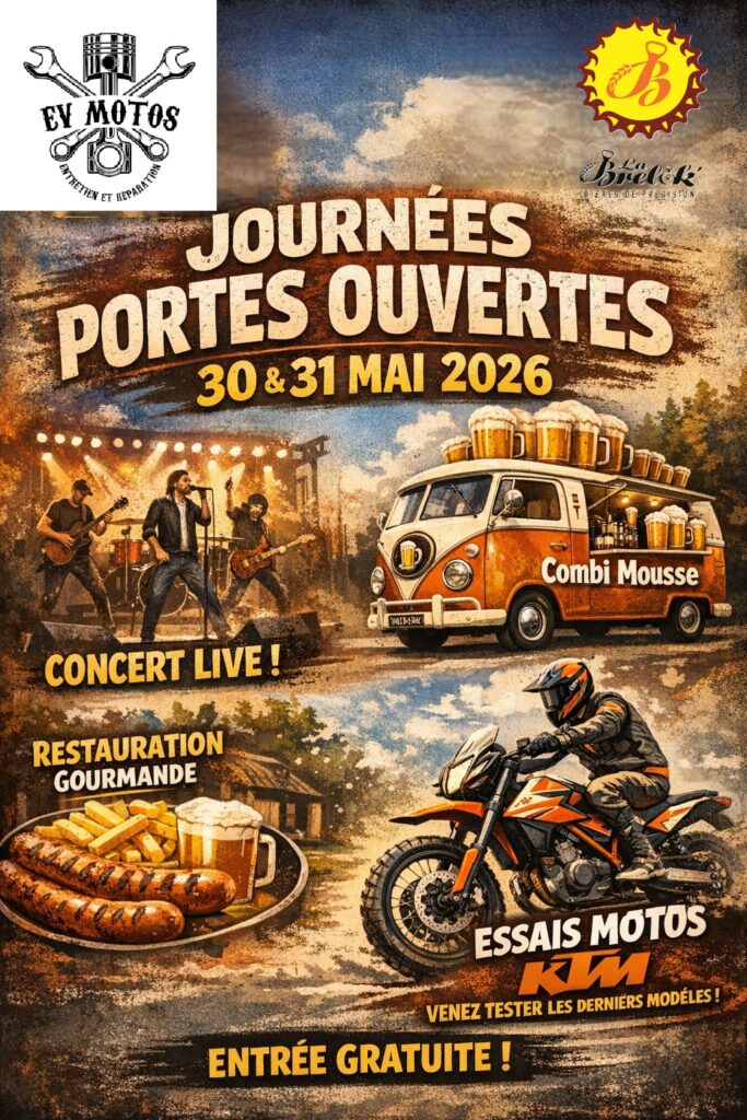 Affiche des journées portes ouvertes de La Brelok, 30 et 31 mai 2026
